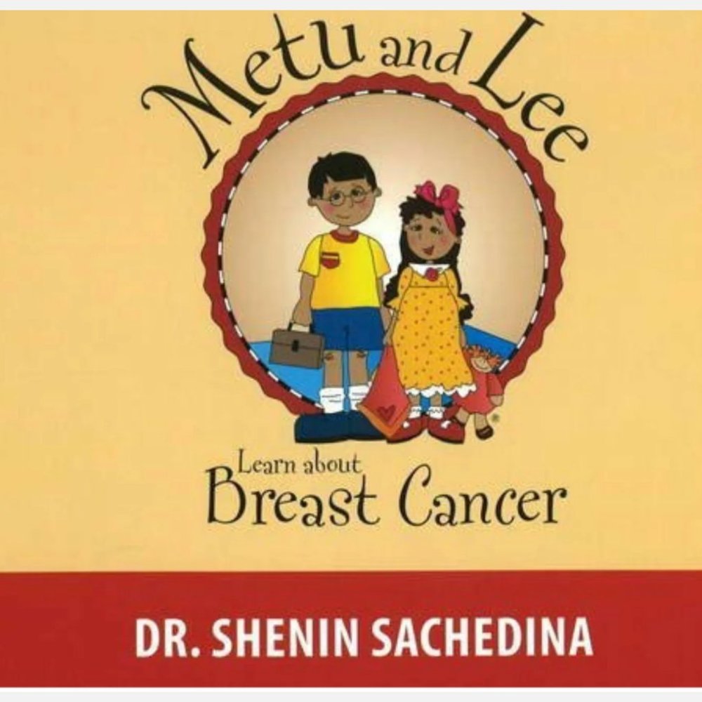 Non-Fiction Hard Cover Book Metu and Lee Learn About Breast Cancer
